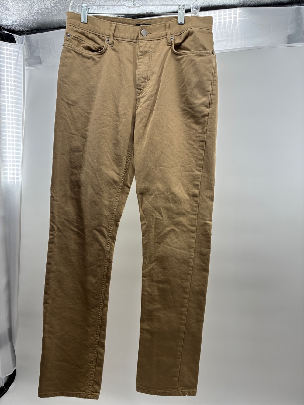 Quince Men's Tan Straight-Leg Chinos